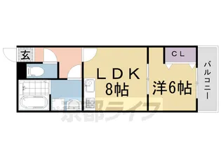 MAISON DE GLYCINE【1階】の間取り