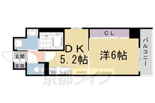 サイプレス太子道【3階】の間取り