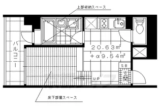 是空HORIKAWA【6階】の間取り