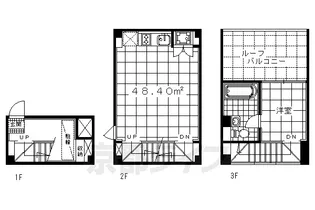 京都府京都市上京区五町目【マンション】の間取り