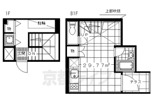 是空HORIKAWA【1階】の間取り