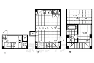 京都府京都市上京区五町目【マンション】の間取り