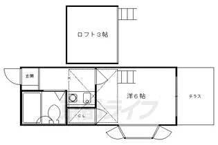 Kozy3番館【1階】の間取り