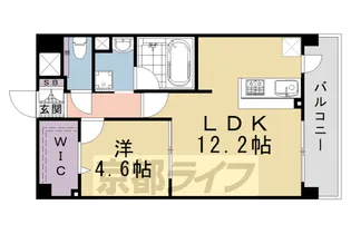 パルティール東山【303号室】の間取り