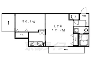 エレガンスα【101号室】の間取り