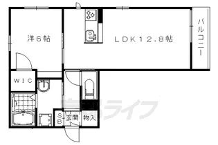 Shangri−La 八重【201号室】の間取り