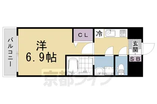 Daiwa Grace Maison 京都西七条【2階】の間取り