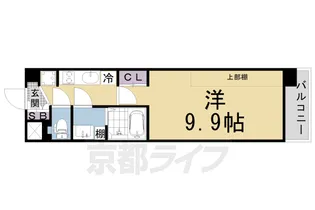 ソルテラス京都洛南【5階】の間取り