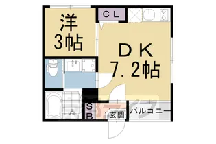 スプランドゥール東九条【3階】の間取り