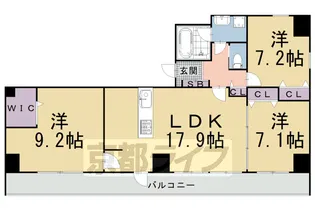 メゾン・ドゥ・レザン【10階】の間取り