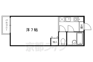 セジュール高見【106号室】の間取り