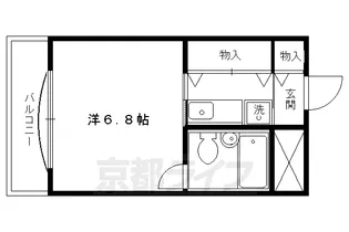 第2百合マンション【402号室】の間取り