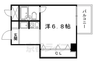 第2百合マンション【405号室】の間取り