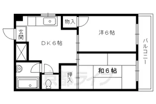 ロータリーマンション修学院【405号室】の間取り