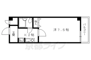 HEIM近衛【306号室】の間取り