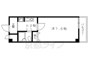 HEIM近衛【205号室】の間取り