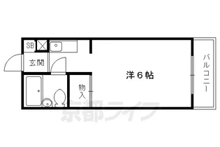 1Kの間取り画像