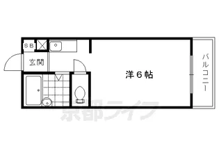 1Kの間取り画像