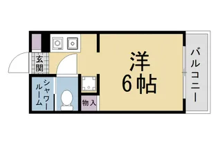 1Kの間取り画像