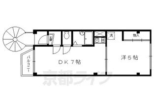 マザリビル【4F号室】の間取り