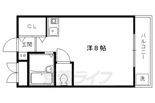 アズィールD棟【201号室】の間取り