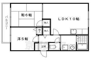 アンブレーム甚Ⅱ【101号室】の間取り
