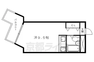 アベニールアサダ【403号室】の間取り