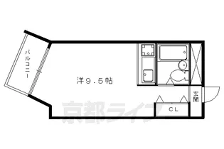 アベニールアサダ【208号室】の間取り