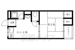 石川ハイツ(岩倉)【201号室】の間取り