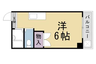 メゾンKURIU【303号室】の間取り