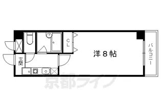 アーベイン吉田【406号室】の間取り