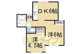 ヴィラコート川端【302号室】の間取り
