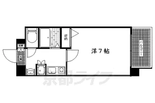 プレサンス京大南【4階】の間取り
