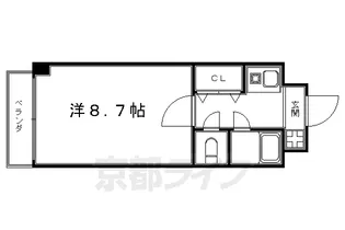 ラ リビエール【302号室】の間取り