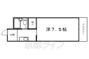 ジュネスイン京都【307号室】の間取り