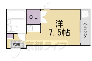 ホワイトリバーハイツ【201号室】の間取り