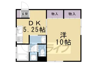 プルーリオン下鴨【205号室】の間取り