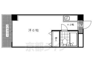 レジデンス島田Ⅰ【406号室】の間取り