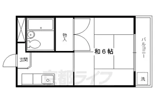 コーポゆたかⅡ【202号室】の間取り