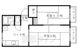 GREEN CORPO【101号室】の間取り