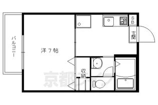 京都府京都市左京区下鴨松ノ木町【アパート】の間取り
