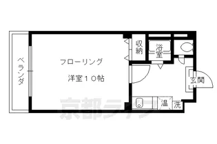 カイザ・ザール西村【406号室】の間取り