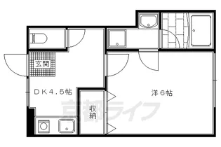 日比アパート【201号室】の間取り