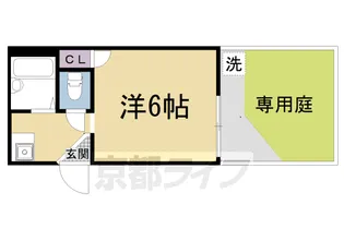 ソネット白川【202号室】の間取り