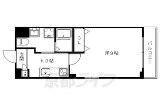 More御蔭【406号室】の間取り