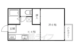 MAISON HOLLYHOCK【202号室】の間取り
