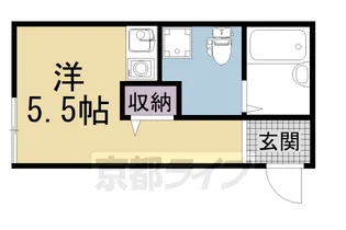 ニットハウスアラン【1階】の間取り