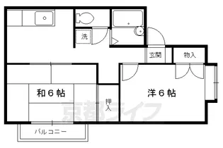 ウノ・ア・エレ【101号室】の間取り