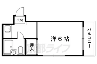 京都府京都市左京区下鴨高木町【マンション】の間取り