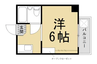 ヴィラ島本【3階】の間取り